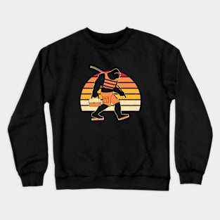 BIGFOOT GONE FISHING Crewneck Sweatshirt